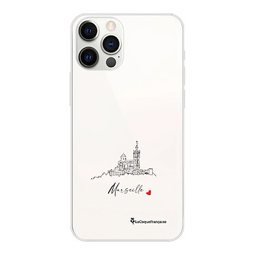 LaCoqueFrançaise Coque iPhone 12/12 Pro 360 intégrale transparente Motif Marseille Notre Dame Tendance