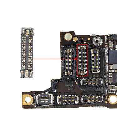 Avis Clappio Connecteur FPC Écouteur pour iPhone XR Noir