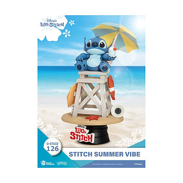 Avis Disney - Diorama D-Stage Stitch Summer Vibe 16 cm