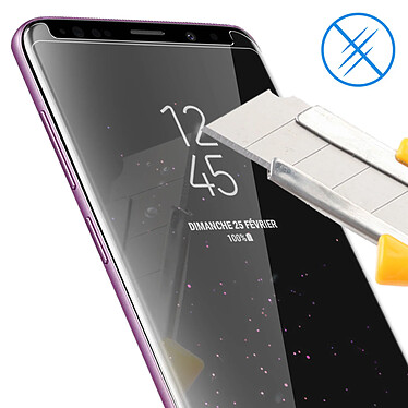 Avizar Film Galaxy S9 Verre Trempé Protection Ecran Anticasse Antirayures - Transparent pas cher