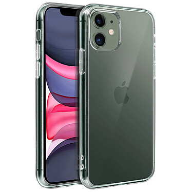 Mocca Coque Apple iPhone 11 Rigide Bords Antichocs Cotés Bumper  Transparent