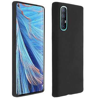 Avizar Coque Oppo Find X2 Neo Silicone Gel Flexible Ultra-fine et Légère - Noir