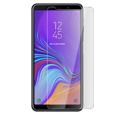 Avizar Film Samsung Galaxy A7 2018 Protection écran Verre trempé 9H 0.33 mm Transparent