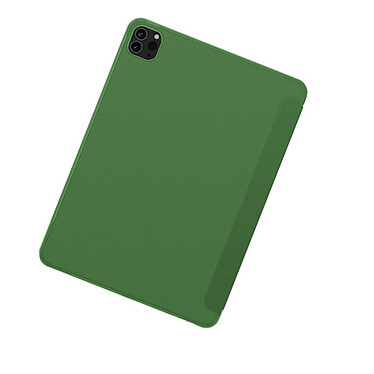 Evetane Étui Smart Cover iPad Pro 129 pouces (2018/2020/2021) Vert Foret à Rabat avec Support pas cher