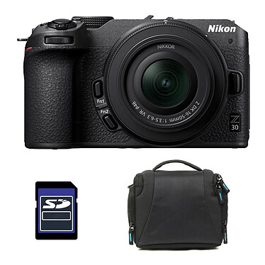 NIKON Z30 + Z 16-50 + Sac + Carte SD 8 Go