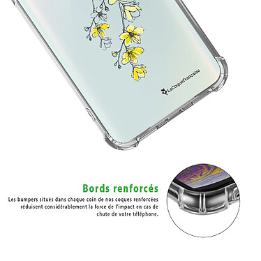 Acheter LaCoqueFrançaise Coque Xiaomi Redmi Note 8 Pro Silicone antichocs Solides coins renforcés  transparente Motif Fleurs Cerisiers