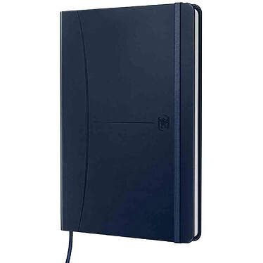 OXFORD Carnet de notes Signature, A5, quadrillé, bleu