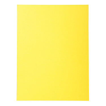 EXACOMPTA Paquet de 100 chemises Forever® 220 100% recyclé - 24x32cm - Jaune