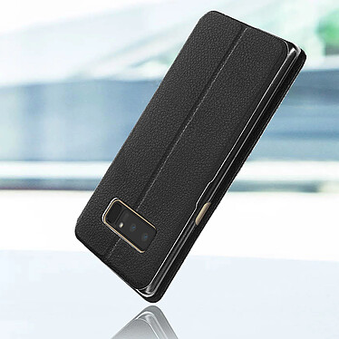 Acheter Avizar Etui folio Noir Fenêtre Affichage pour Samsung Galaxy Note 8