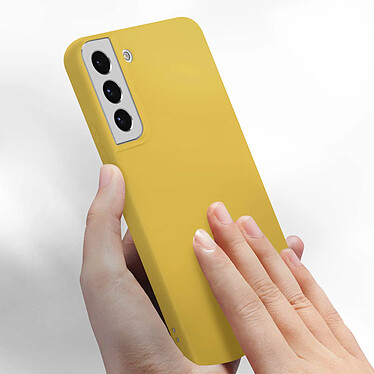 Acheter Avizar Coque Samsung Galaxy S22 Plus Silicone Semi-rigide Finition Soft-touch Jaune