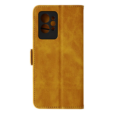 Avizar Étui pour Realme GT 2 Pro Similicuir Porte-carte Double languette magnétique  camel