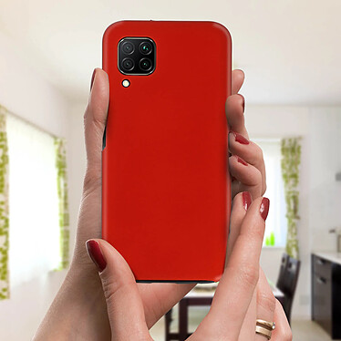 Acheter Avizar Coque Huawei P40 Lite Protection Arrière Rigide + Avant Souple Rouge