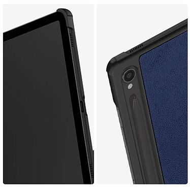 Avizar Housse pour Samsung Galaxy Tab S9 Support Multi-positions Mise en veille  bleu nuit pas cher