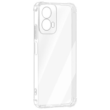 Avizar Coque pour Motorola Moto G34 5G Silicone Coins Bumper Antichocs Transparent