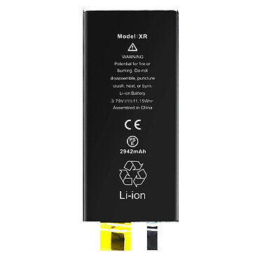 Clappio Batterie Sans BMS pour iPhone XR Capacité 2942mAh