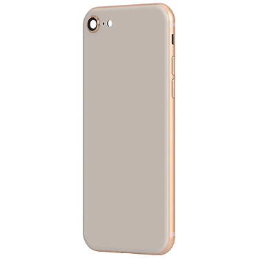 Clappio Châssis iPhone 8 avec Vitre arrière de remplacement Rose Poudré