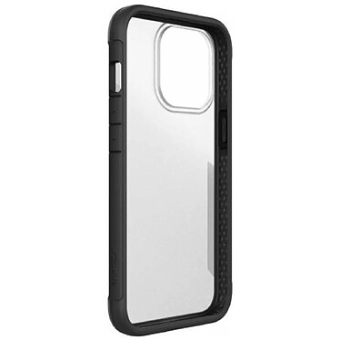 Raptic Coque pour iPhone 13 Pro Terrain Biodégradable 3M Noir transparent