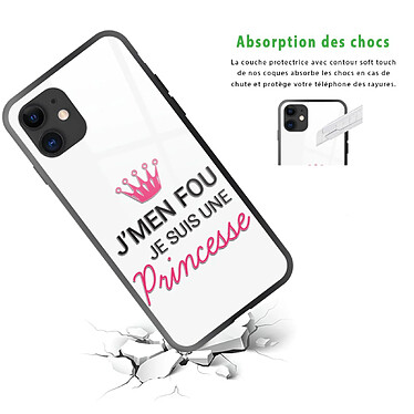 Avis Evetane Coque iPhone 11 Coque Soft Touch Glossy Je suis une princesse Design