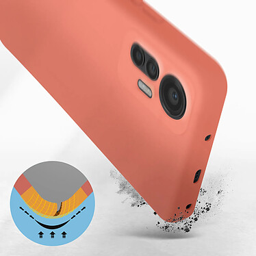 Avis Avizar Coque pour Xiaomi 12 Lite Silicone Semi-rigide Finition Soft-touch Fine  rose