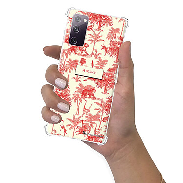 LaCoqueFrançaise Coque Samsung Galaxy S20 FE Silicone antichocs Solides coins renforcés  transparente Motif Botanic Amour pas cher