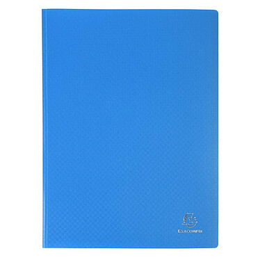 EXACOMPTA Protège-documents en polypropylène souple OPAK 60 vues - A4 Bleu clair x 15