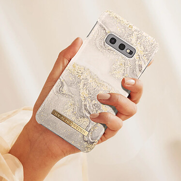 Avis iDeal of Sweden Coque pour Samsung S10e Marbré Luxe Ultra fine Sparkle Greige Marble Beige