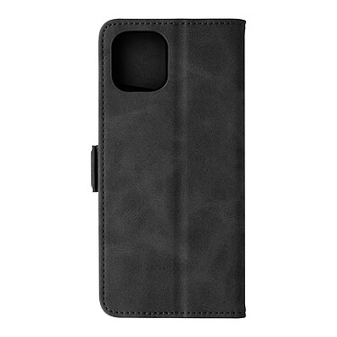 Avizar Étui pour Samsung Galaxy A03 Similicuir Porte-carte Double languette magnétique  Noir