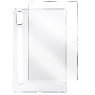 Avizar Pack Protection pour Lenovo Tab P11 Pro Gen 2 Coque Renforcée + Verre Trempé  Transparent