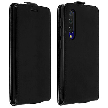 Avizar Étui Xiaomi Mi 9 Lite Housse Clapet Vertical Protection Porte-carte Noir