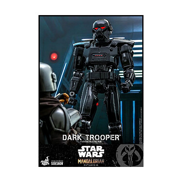 Star Wars The Mandalorian - figurine 1/6 Dark Trooper 32 cm pas cher