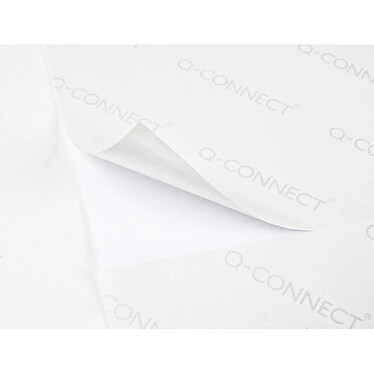 Acheter Q-CONNECT Boîte de 2400 Étiquette adhésive 70x35mm Jet d'encre Laser Copieur Blanc