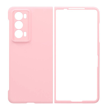 Avizar Coque pour Honor Magic V2 Rigide Fin Soft Touch Caméra Protégée Rose Poudré