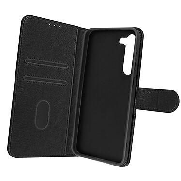 Avizar Housse Samsung Galaxy S23 Clapet Portefeuille Fonction Support Vidéo noir Chesterfield