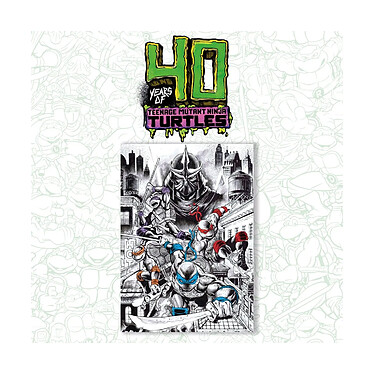 Acheter Les Tortues Ninja - Lithographie Les Tortues Ninja 40th Anniversary Limited Edition 42 x 30 cm