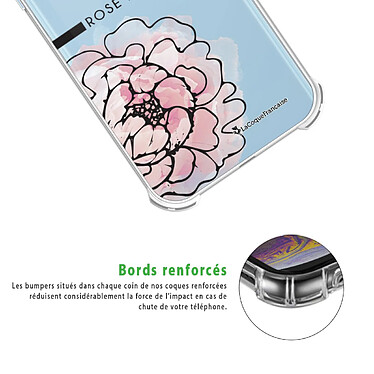 Acheter LaCoqueFrançaise Coque Samsung Galaxy A52 anti-choc souple angles renforcés transparente Motif Rose Pivoine