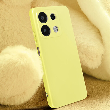 Avis Avizar Coque pour Xiaomi Redmi Note 13 4G Soft-touch Anti-traces Jaune