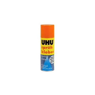 UHU Colle en spay, permanente, transparente flacon de 500ml