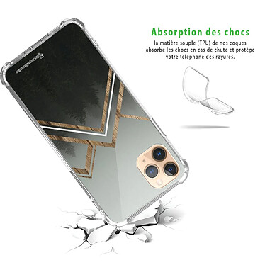 Avis LaCoqueFrançaise Coque iPhone 11 Pro anti-choc souple angles renforcés transparente Motif Trio Forêt