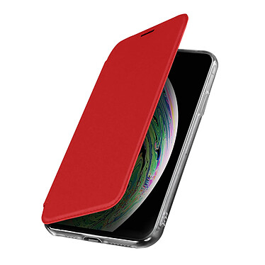 Avizar Etui folio Rouge Miroir pour Apple iPhone XS Max