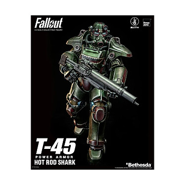 Fallout - Figurine FigZero 1/6 T-45 Hot Rod Shark Power Armor 37 cm