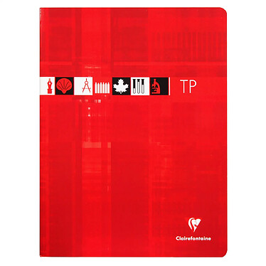 Avis CLAIREFONTAINE Cahier Travaux Pratiques 24x32cm 80 p grands carreaux + uni Couleur aléatoire