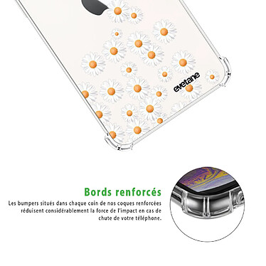 Acheter Evetane Coque iPhone 12 mini anti-choc souple angles renforcés transparente Motif Marguerite