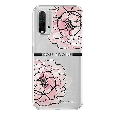 LaCoqueFrançaise Coque Xiaomi Redmi 9T 360 intégrale transparente Motif Rose Pivoine Tendance