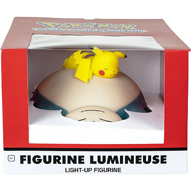 Pokémon - Lampe LED Ronflex et Pikachu Sleeping 25 cm pas cher