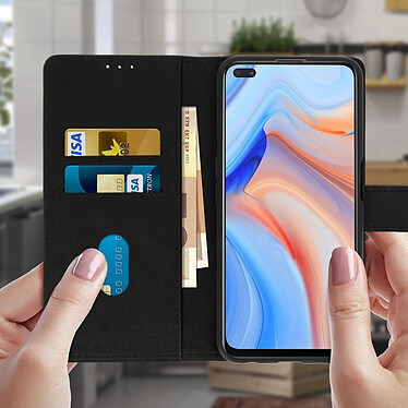 Avis Avizar Étui Oppo Reno 4Z Housse Intégrale Porte-carte Fonction Support noir