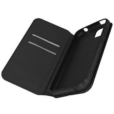 Avizar Housse pour Wiko Y52 Clapet Portefeuille Fonction Support Vidéo  Noir