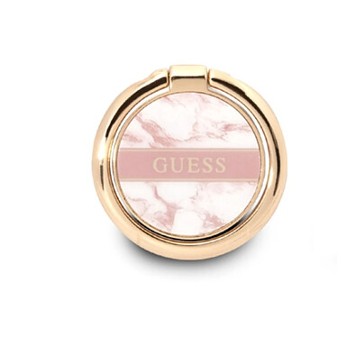 Guess Anneau de Support Universel Motif Marbre Rose