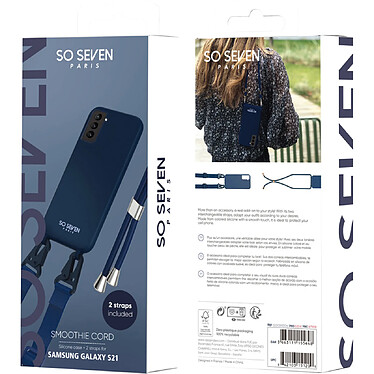 Avis So Seven Coque pour Samsung Galaxy S21 SMOOTHIE CORD Bleu