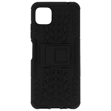 Avizar Coque Samsung Galaxy A22 5G Protection Bi-matière avec Béquille Support Noir