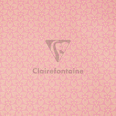 Acheter CLAIREFONTAINE Rouleau Kraft 70g Tiny 5m x 35cm Fleurs roses - Rose